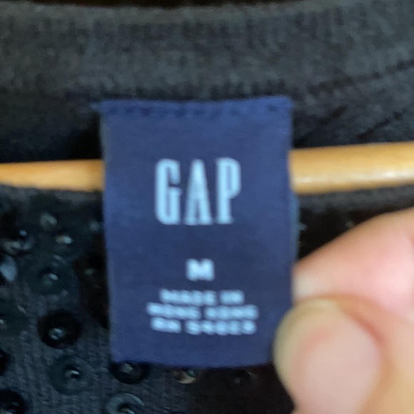 Gap sequined black sweater - Picture 3 of 4